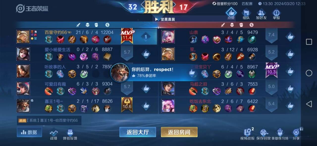 王者荣耀《A6》辅助